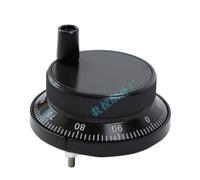 Encoder a impulsi CNC 1 pz CNC Pulser Volantino 5V 60/80mm 100PPR Generatore di impulsi manuale Volantino Macchina Encoder rotativo Elettronico 4 pin 6 pin(5V 6pins 100PPR,Black,60mm)