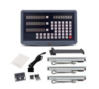 Encoder a Scala Lineare, SNS-3V. Macchina for tornio di fresatura Dro. Kit di lettura digitale AC110 / 220. E 3 pezzi codificatore di spostamento in lineare 0-1000 mm(SNS-3V complete kit)