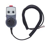 Encoder CNC a 5 assi controller elettronico manuale con base magnetica e pulsante di emergenza - Mani ergonomiche, cavo resistente e connessione diretta per macchine utensili