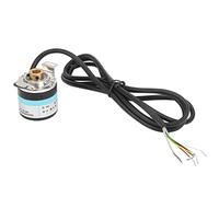 Encoder incrementale ABZ con uscita trifase e albero semicavo da 6 mm - Alimentazione DC 5 24 V - Velocità meccanica 6000 giri/min - Modello C38S6G5 1000Z G24N - Compatibile con (C38S6G5-1000Z-G24N)