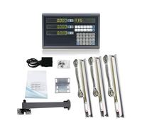 Encoder lineare, Completa kit a 3 assi/unità set letto digitale con PCS. 5U Bilancia lineare Encoder Dimensioni del sensore for fresatura tornio per fresatrici CNC(3 axis dro set)