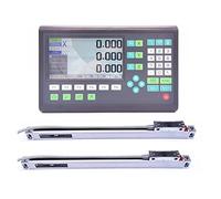Encoder lineare, Kit di fresatura tornio 2 Axis Digital Lettura LCD AC110V / 220 E righelli for encoder ottici in vetro lineare a 2 pezzi