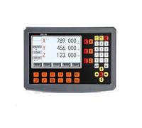Encoder lineare ottico, Set DRO LCD a 3 assi ad alta precisione con lettura digitale e sensori encoder lineari da 0-1000 mm 5 µm for fresatura, tornitura
