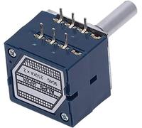 Encoder rotante 1 0K 20K 50K 100K 250K 500K ALPS RK27 Potenziometro Dual 10~50 0KAX2 Interruttore rotativo Giappone Slotted 6ppin(100k)