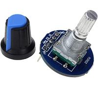 Encoder rotante 5pcs Modulo encoder rotativo Sviluppo del sensore in mattoni rotondo Audio Ruota Cappo di manopola EC11