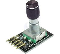 Encoder rotante KY-040 360 Gradi Modulo Rotary Schema di sviluppo del sensore Brick Sensore con pin tappi a mezza foro dell'albero