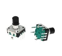 Encoder rotativo a 360 gradi EC12 RE12 Encoder audio Codifica 5 pin 24 posizioni con interruttore a pulsante Lunghezza impugnatura 12,5 mm