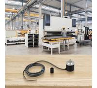 Encoder rotativo E6B2-CWZ6C100 200P/R con albero da 6 mm, cavo da 2 m, 5-26 V CC, per 360/400/500/600/1000/1024/2000 P/R, uscita differenziale A/B/Z (100P/R)