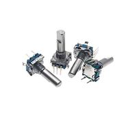 Encoder rotativo EC11 20 posizionamento, potenziometro a 5 pin con interruttore a pressione, lunghezza albero 15 mm/20 mm (albero fiore 20 mm)