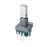 Encoder rotativo EC11 con interruttore 5 pin 30 posizioni pulsante | Encoder rotativo EC11 360 gradi interruttore 5 pin 30 posizioni pulsante manico dentellato 18mm