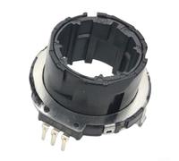 Encoder rotativo incrementale a 30 linee EC28 Design albero cavo Controllo del volume in plastica per pannelli audio auto navigazione DVD Dimensioni compatte 15 impulsi Rotazione a 360 gradi Parte di