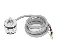 Encoder rotativo magnetico incrementale 1024P/R DC5V Encoder fotoelettrico di tipo assoluto 38mm OD 6mm Albero con cavo 1,2m