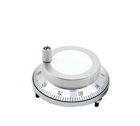 Encoder rotativo Volantino a impulsi CNC 5V 6 pin Pulse 100 Generatore di impulsi manuale Volantino CNC Macchina 60mm 80mm Encoder rotativo for radio, modulo manopola(80mm,5v-24v -4pin-100puls)