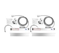 Encoder scala lineare ad alta precisione per lettura digitale DRO JCS800 2AE JCS800 3AE Tornio con pressofusione in lega di alluminio Campo di misurazione 100mm 150mm Set 2 pezzi