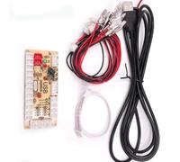 Encoder USB con ritardo zero al joystick e pulsante del PC per controlli MAME e Fight Stick Parti del kit di gioco arcade fai-da-te(1pcs 2.8mm)