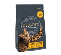 Encore Alimento Secco Naturale Completo Grain Free al Pollo per Gatti Adulti - Confezione da 3 sacchetti da 800 g (3 sacchetti in totale)