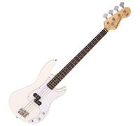 Encore Blaster E40 - Basso bianco vintage | Corpo leggero in paulonia solido | Pickup single coil split | Lezioni online incluse | Basso perfetto per principianti