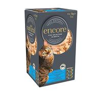 Encore Cibo umido per gatti 100% naturale, set di 16 confezioni da 70 g