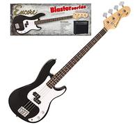 Encore E40 Blaster Bass Guitar Pack - Nero lucido