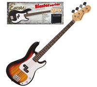 Encore E40 Blaster Bass Guitar Pack - Sunburst