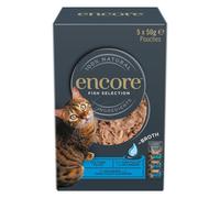 Encore in brodo buste 5 x 50 g Umido gatto - Selezione di Pesce