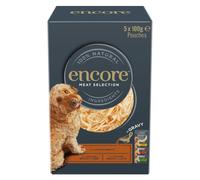 Encore in salsa Pacco misto in buste 5 x 100 g Umido cane - Meat Selection (3 varianti)