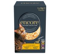 Encore in salsa Pacco misto in buste 5 x 50 g Umido gatto - MIx: Selezione di Pollo (3 varianti)