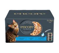 Encore Pacco misto in brodo in lattina 12 x 70 g Umido gatto - Mix: Selezione di Pesce