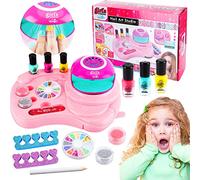 ENCOUN Set di Smalti per Unghie per Bambini, Peel-off Atossico e Innocuo Smalti Bambina All'acqua, Set Trucchi Bambina, Giocattoli Bambina di 6 7 8 9 10 Anni Regalo Bambina
