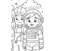 Encourages creativity and imagination: 10 different professions to color