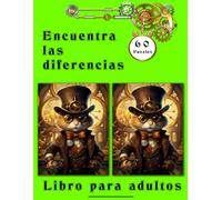 Encuentra las diferencias: Libro para adultos 60 Puzzles