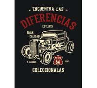 Encuentra las diferencias - Vintage Motor Challenge: 15 láminas “Encuentra las diferencias” de coches y motos clásicas - para jugar, decorar y coleccionar