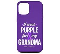 End Alz, indosso viola per mia nonna, consapevolezza dell'Alzheimer Custodia per iPhone 12/12 Pro