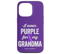 End Alz, indosso viola per mia nonna, consapevolezza dell'Alzheimer Custodia per iPhone 13 Pro