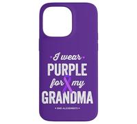 End Alz, indosso viola per mia nonna, consapevolezza dell'Alzheimer Custodia per iPhone 14 Pro Max