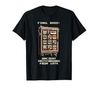 End Boss: Antico Centralino | Retro Gamer Design Maglietta