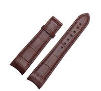 End Curved End Watchband per Citizen BL9002-37 05A BT0001-12E 01A Watchstrap Genuina pelle con fibbia farfalla 20 21 22 mm Cinturino di moda (colore: 5, dimensioni: 21 mm)