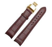 End Curved End Watchband per Citizen BL9002-37 05A BT0001-12E 01A Watchstrap Genuina pelle con fibbia farfalla 20 21 22 mm Cinturino di moda (colore: 5, dimensioni: 21 mm)