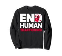 End Human Trafficking Felpa