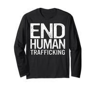 End Human Trafficking Maglia a Manica