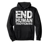 End Human Trafficking T-Shirt Felpa con Cappuccio