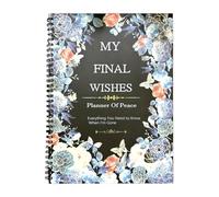 End of Life Planner, Beneficiary Organizer Notebook, Guided Last Wishes Journal, Will Preparation Log, Estate Planning for Business, Funeral, Belongings, Affairs, Family, Legacy, Peace of Mind