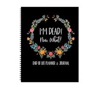 End of Life Planner UK, FuckI'M Dead Now What Book Planner Guided Final Arrangements con rilegatura a a doppio filo, organizer per oggetti aziendali