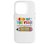End Of The Year Autographs 2024-2025 Last Day of School Custodia per iPhone 14 Pro