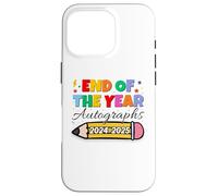 End Of The Year Autographs 2024-2025 Last Day of School Custodia per iPhone 16 Pro