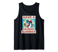 End Of The Year Shark Last Day Have A Skibidi Summer Canotta