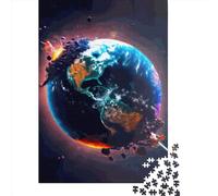 End of World Jigsaw Puzzle Impossible 1000Pcs Decorazione Per La Casa. Rilassamento E Intelligence Per Adulti E Ragazzi Da 14 Anni 1000pcs (38x26cm)