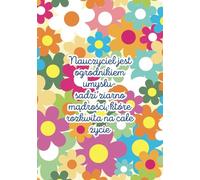 End of Year Teacher gift with Thank You Quotes: Lined Notebook