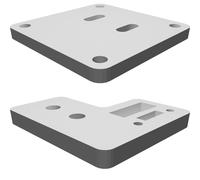 End Stop Mount for Ender 2 3D Printer - Adjustable XY Position