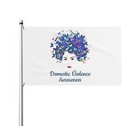 End & Stop Violenza Domestica Bandiera 3x5 Ft Un Lato Esterno Fattoria Cortile Segno Giardino Bandiera Decorativa Con Occhielli In Ottone